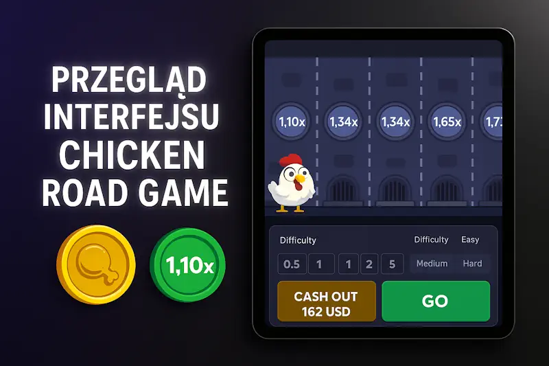 Przegląd interfejsu chicken road game
